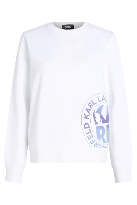DEGRADE LOGO SWEATSHIRT WHITE 1