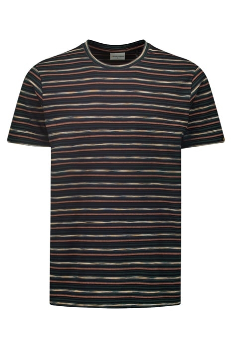 T-SHIRT CREWNECK MULTI COLOURED STRIPES NIGHT 4