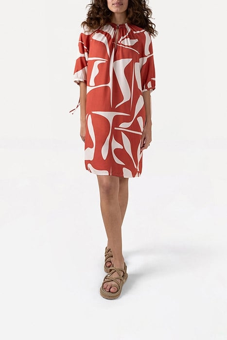 MAYSA DRESS GRAPHIC GINGER 1