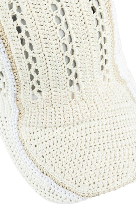 SSU – UNISEX CROCHET BASEBALL CAP ANGEL IVORY 4