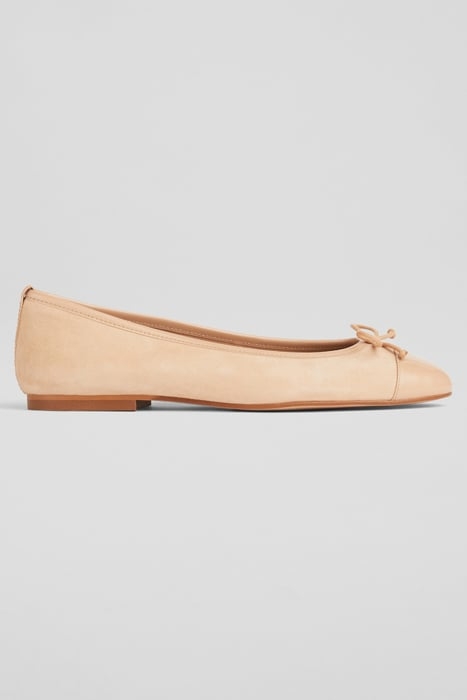KARA BALLERINA SHOES ALMOND 1