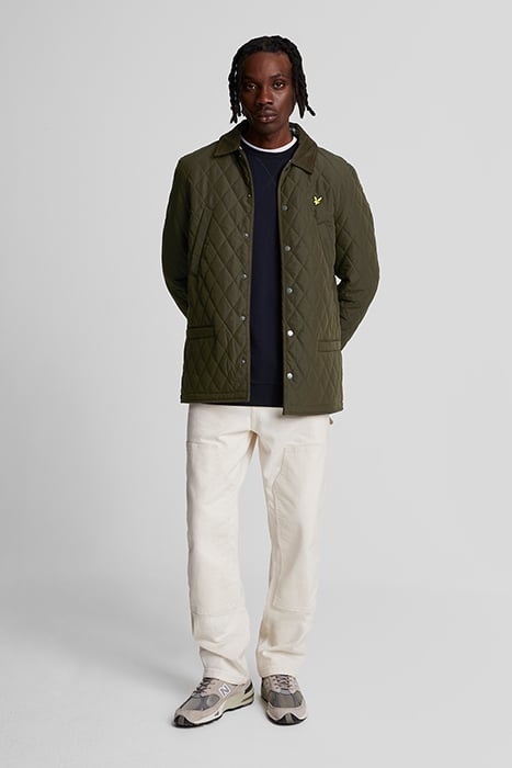QUILTED JACKET OLIVE 3