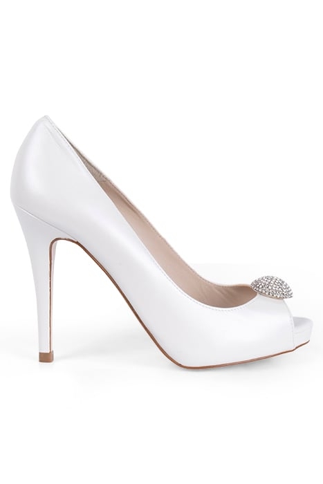 ONINA PEEP TOE PEARL 1