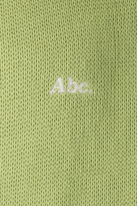 ABC. – KNIT MESH ZIP UP HOODIE GREEN 3