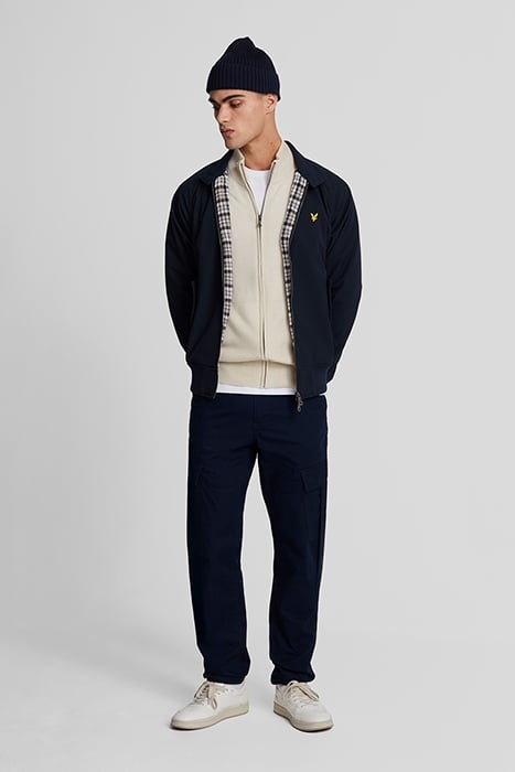 CASHMERE BLEND ZIP THROUGH JUMPER DISCOVERY KHAKI 4