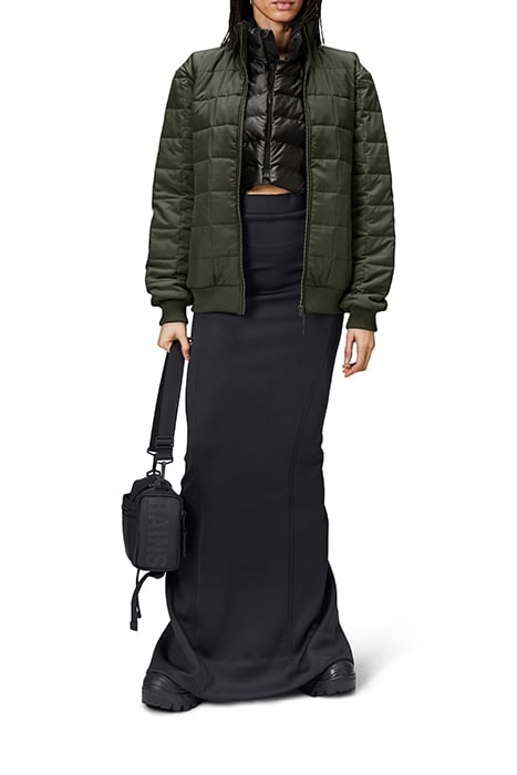 UNISEX LINER HIGH NECK JACKET W1T1 GREEN 7