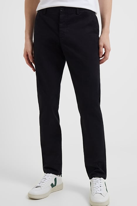 COTTON SATEEN CHINO BLUE 1