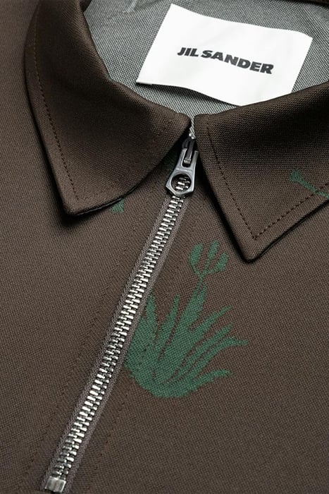 JIL SANDER – POLO SHORTSLEEVE BROWN 5