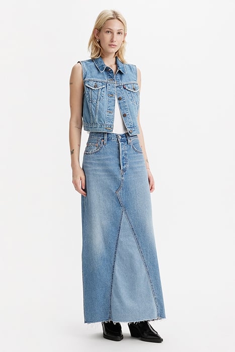 ICONIC DENIM SKIRT BLUE 6