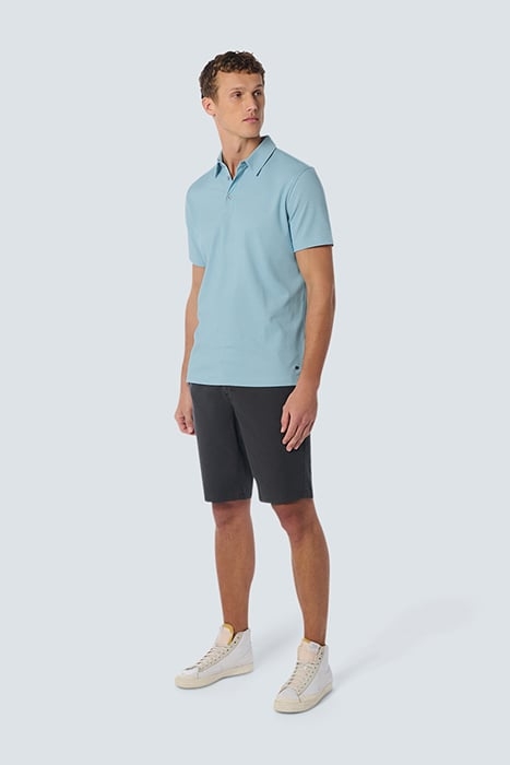 POLO 2 COLOURED PIQUE AQUA 3