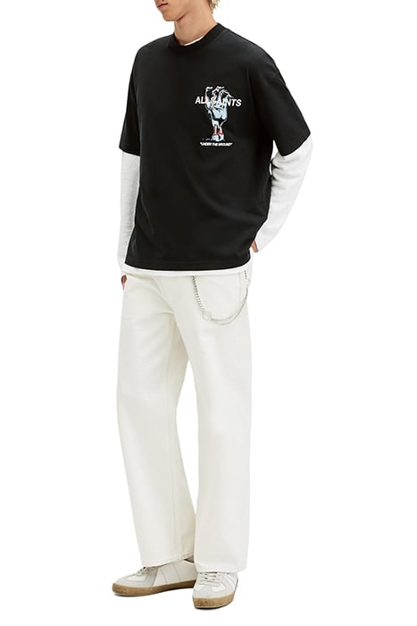 UNDERGANG SS CREW WASHED BLACK 4