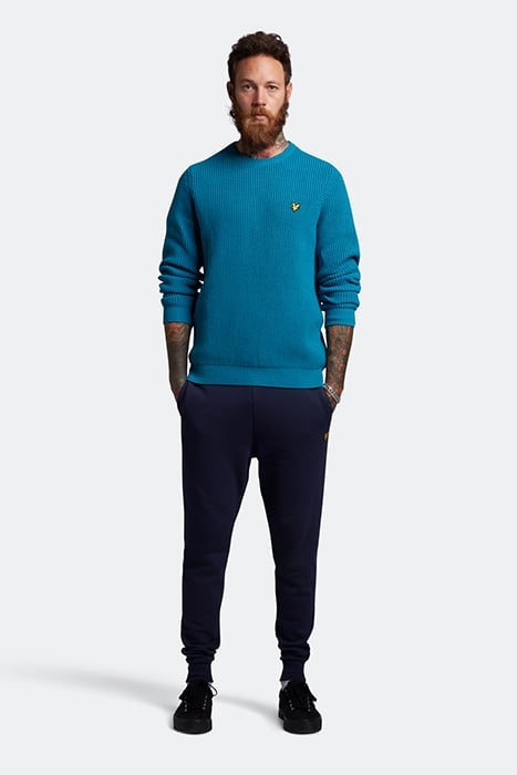 TUCK STITCH KNIT PEAK BLUE 3