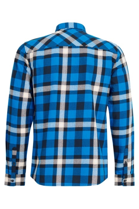 MA-SBBRIGHT CHECK SHIRT BRIGHTBLUE 5