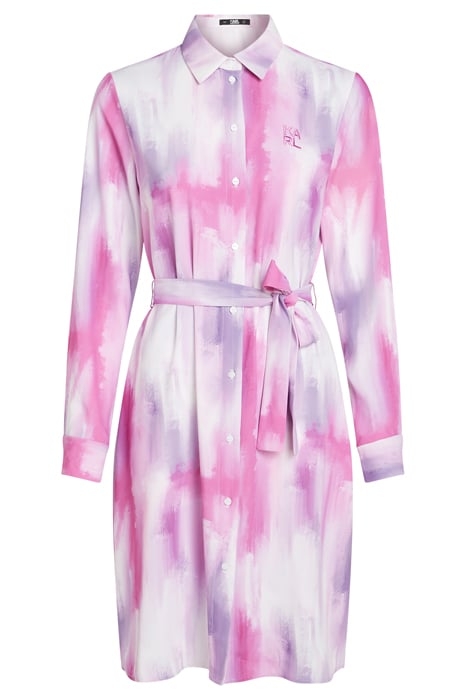 DEGRADÉ LS WOVEN DRESS SPRING CROCUS 1