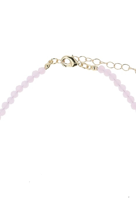 BEADS NECKLACE - PINK GOLD AND PINK 3