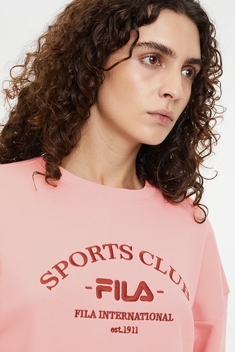 BOROD LOOSE FIT CREW SWEAT PALE MAUVE 7