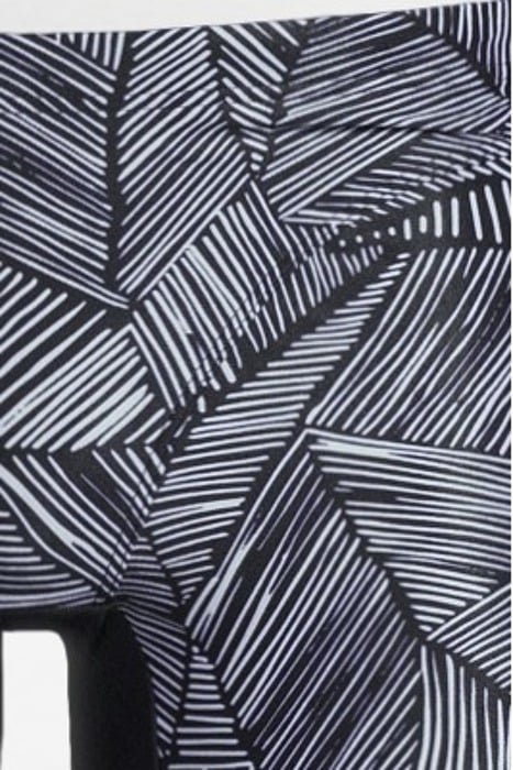 MEN'S ARENA OVERVIEW SWIM JAMMER BLACK-WHITE MULTI 5