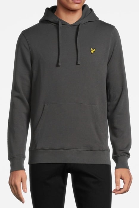 FOOTBALL WORLD GRAPHIC LS PULLOVER HOODIE GUNMETAL 1