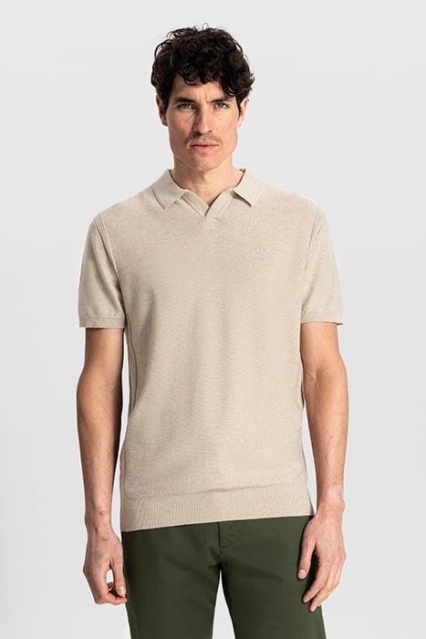 DS_MERCURY SHORT SLEEVE POLO DESERT BROWN 1