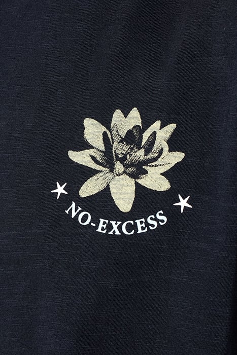 T-SHIRT CREWNECK PLACED PRINTS GARMENT DYED SLUB NIGHT 7