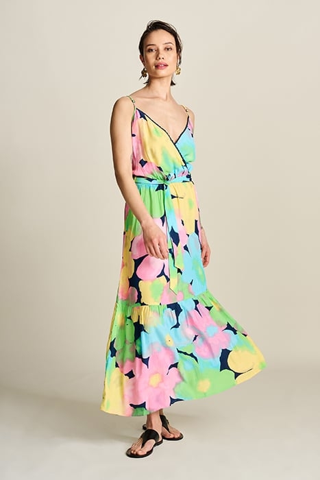 DRESS - STRAP CHERRY BLOSSOM MULTI COLOUR 5