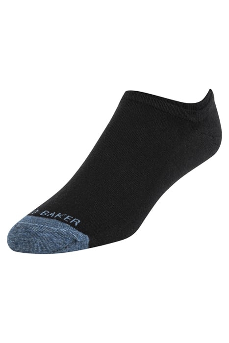 3PK MENS NON TERRY LINER BLACK 3