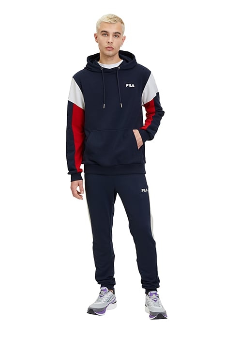 TRUDEN BLOCKED HOODY BLACKIRIS-TRRED-BRIWHIT 3