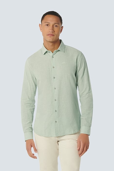 SHIRT 2 COLOURED WITH LINEN MINT 1