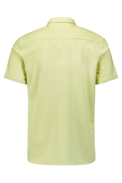 SHIRT SHORT SLEEVE JERSEY STRETCH MELANGE LIME 5