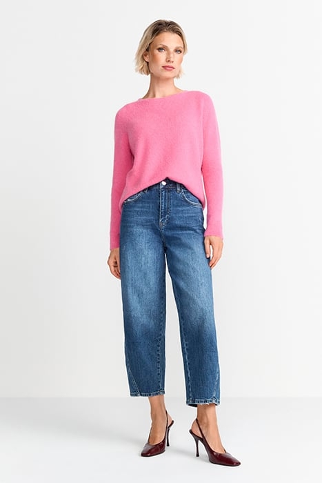 COZY CREW NECK RECYCLED FRENCH PINK 2