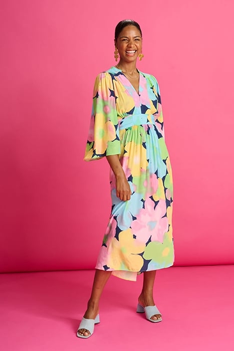 DRESS - CHERRY BLOSSOM MULTI COLOUR 4