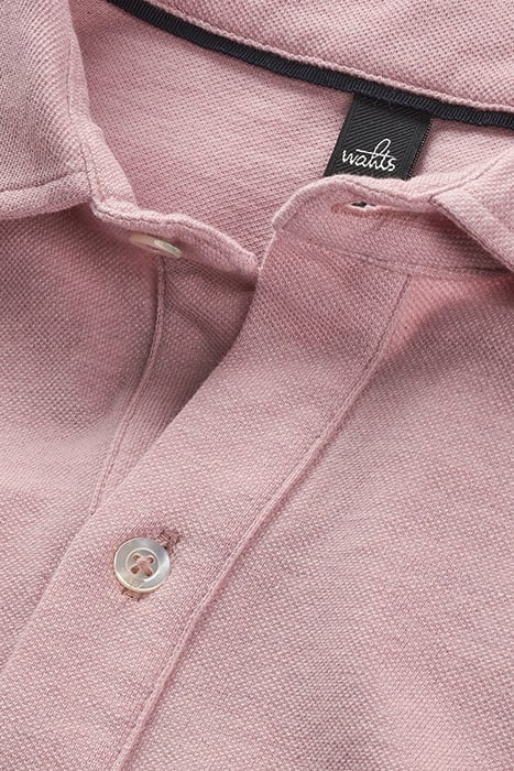 DAVIS | TAILORED POLOSHIRT SILVER PINK 2