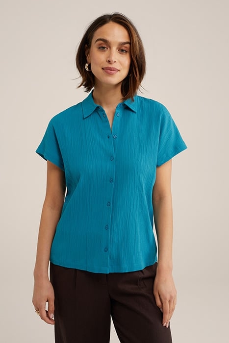 BLOUSE TURQUOISE 1