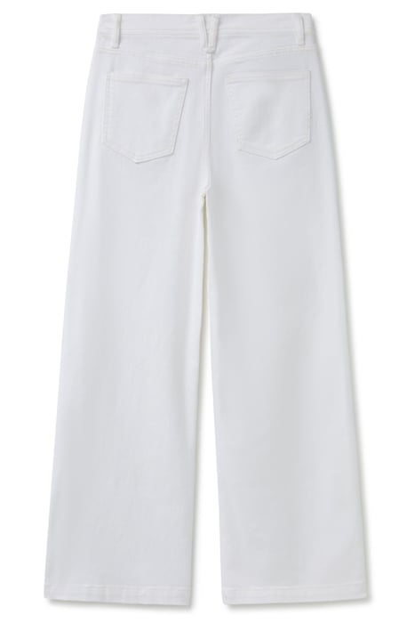 THE DAZE HIGHEST RISE WIDE LEG BLANC DE BLANC 4