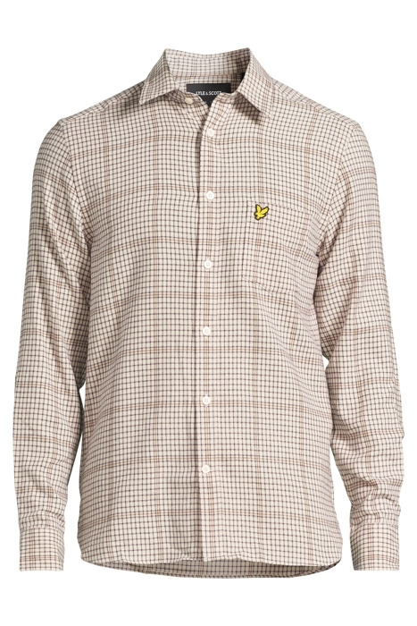 HOUNDSTOOTH CHECK FLANNEL SHIRT CANVAS 3
