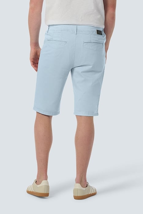 SHORT CHINO GARMENT DYED TWILL STRETCH SKY 2