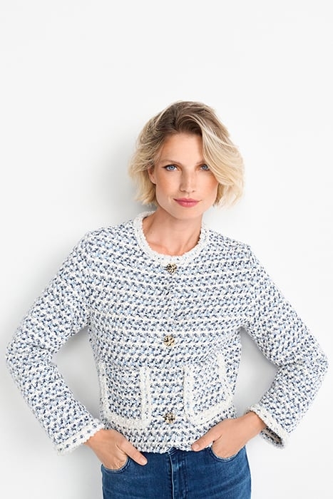 TWEED JACKET FROSTY LAVENDER 1