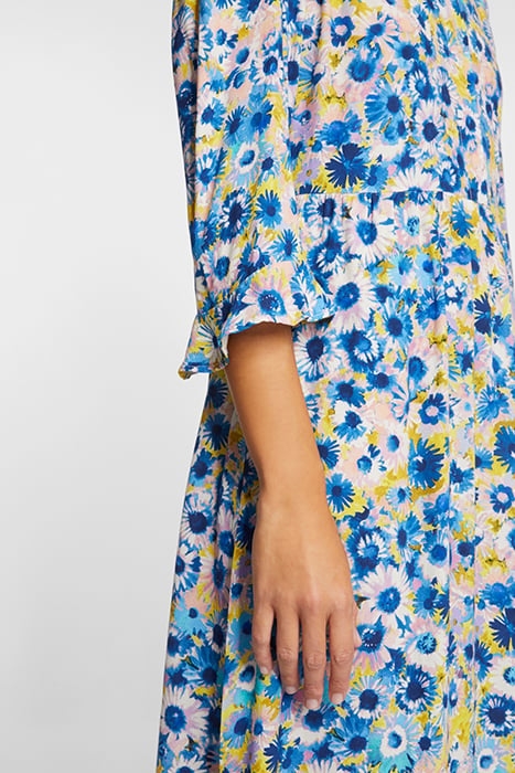 PRINTED MIDI DRESS ARCTIC BLUE 4