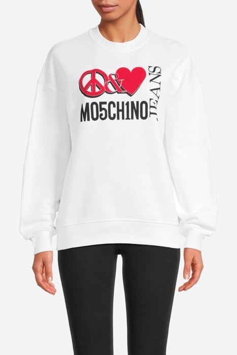 COTTON SWEATSHIRT WHITE 1