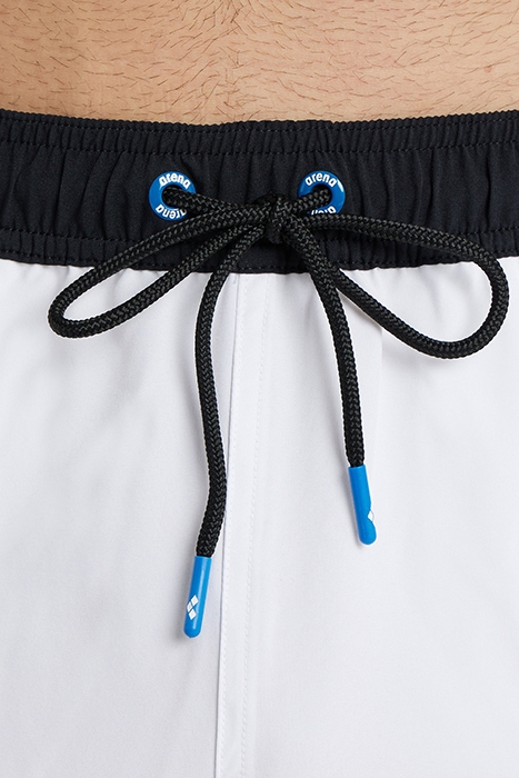 ICONS TEAM STRIPE UNISEX BERMUDA WHITE-BLACK 5