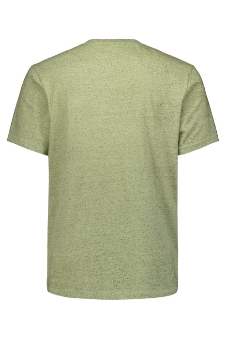 T-SHIRT CREWNECK MULTI COLOURED MELANGE LIME 5