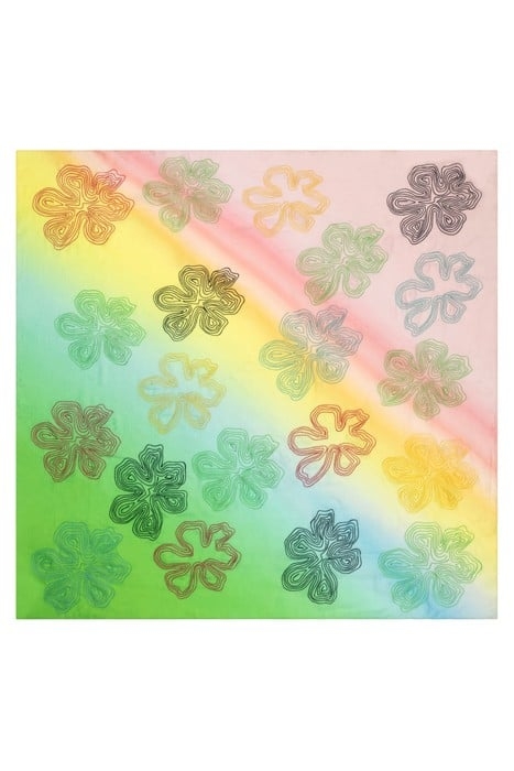 SHAWL - EMBROIDERY CHERRY BLOSSOM PINK 1