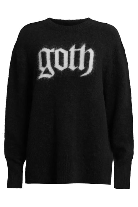 GOTH JUMPER BLACK 4