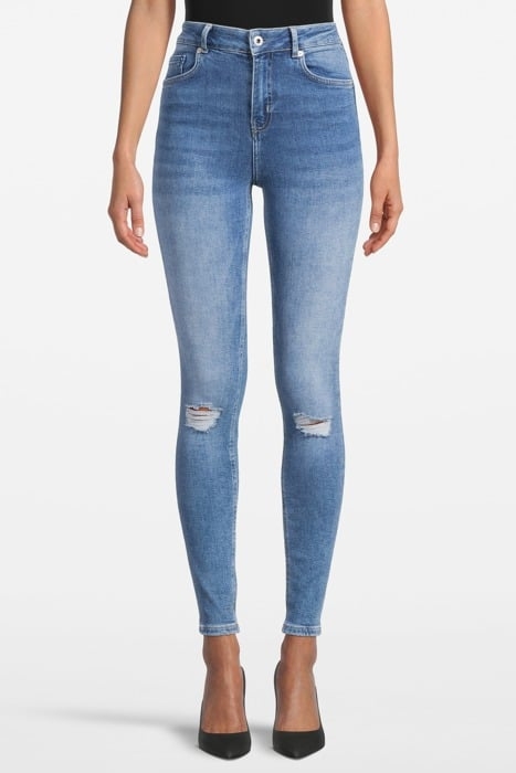 KLJ HR SKINNY DENIM WASHED BLUE 1