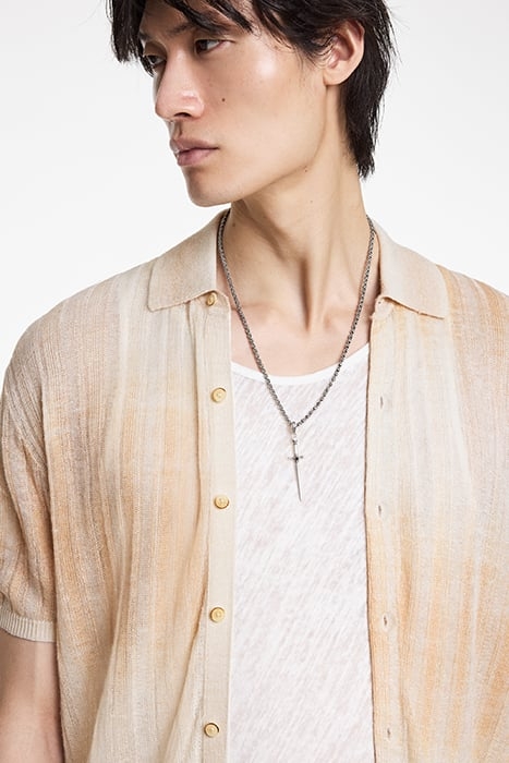 SANTIAGO REGULAR FIT SS SHIRT WITH VERTI MELON 3