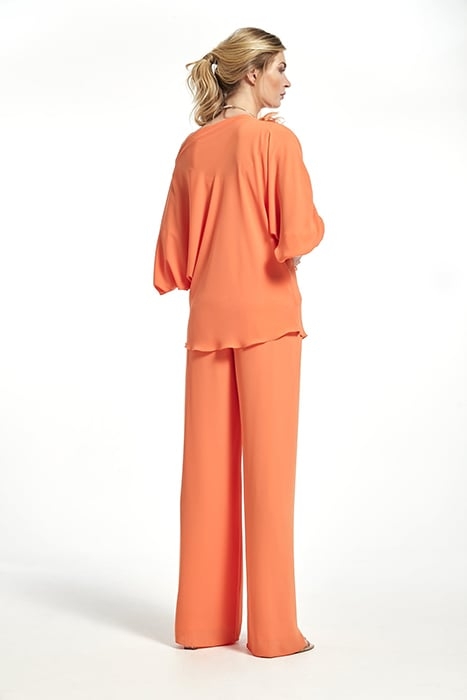 CHIFFON YUMBA TOP ORANGE 2