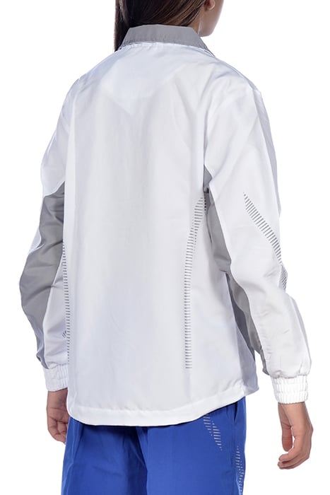 JR TL WARM UP JACKET WHITE-GREY 6