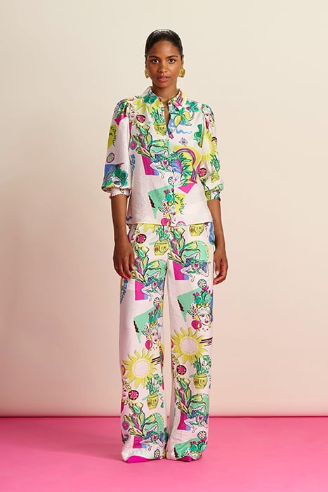 PANTS - SICILIAN LOVE MULTI COLOUR 1