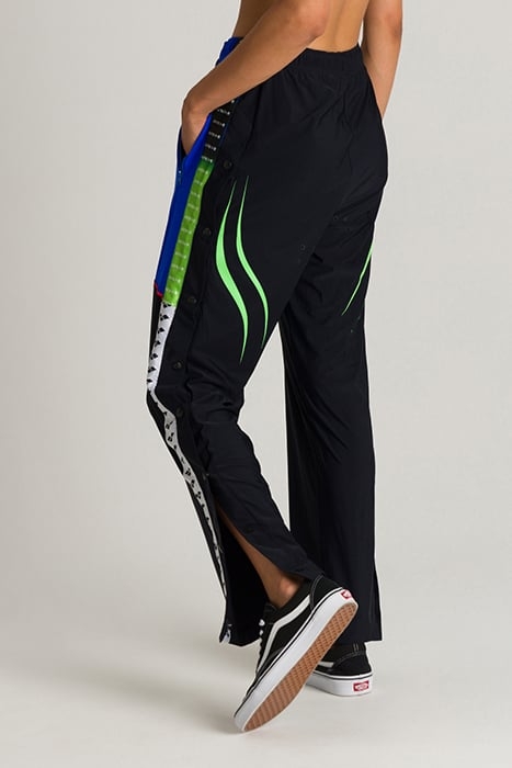 ARENA AVNIER BUTTON PANTS BLACK-NEON BLUE 2