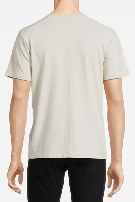DS_JONATHAN V-NECK TEE SILVER BIRCH SILVER BIRCH 2